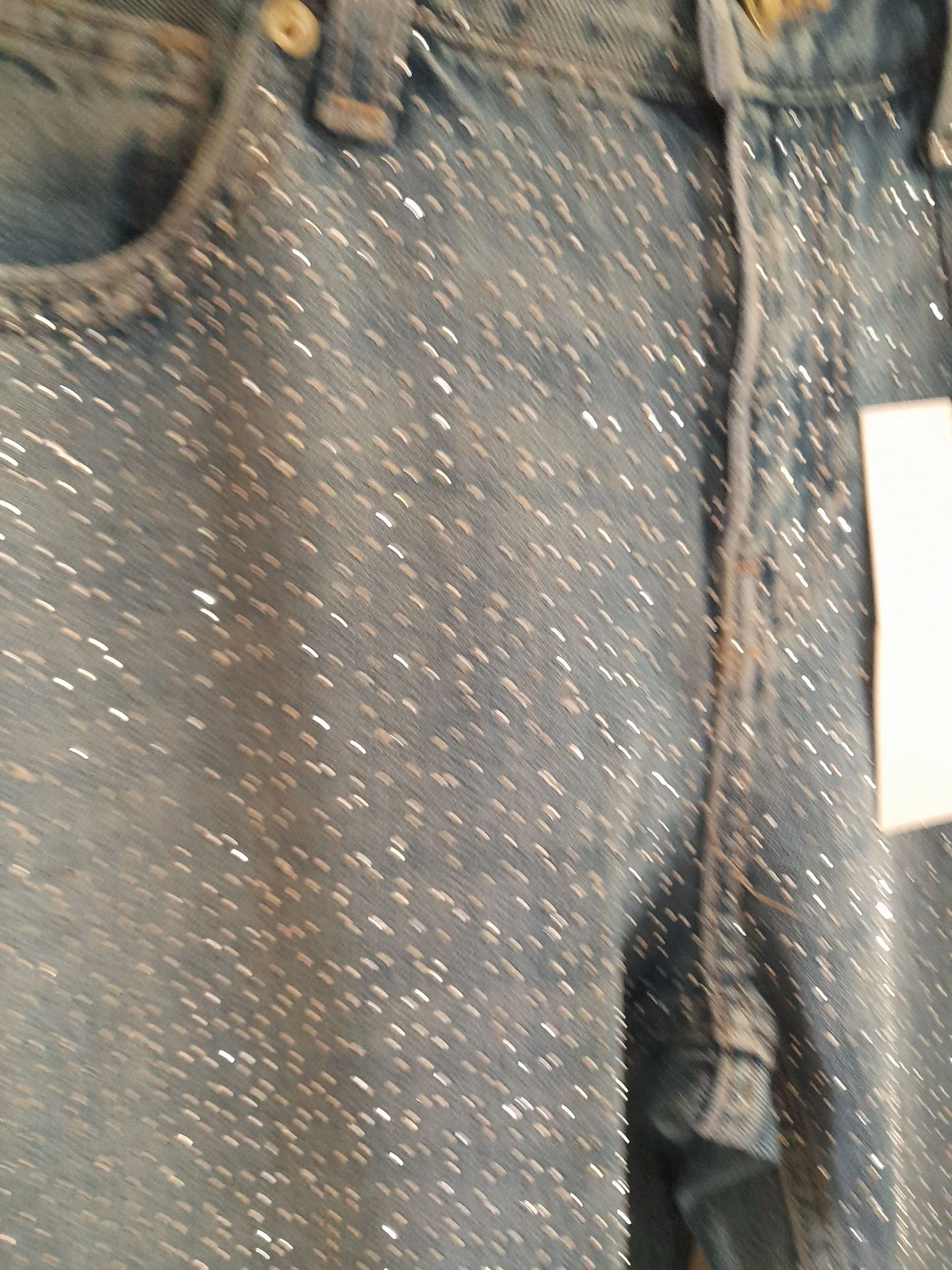Jeans Zara avec Paillettes L 🩵 – photo 4